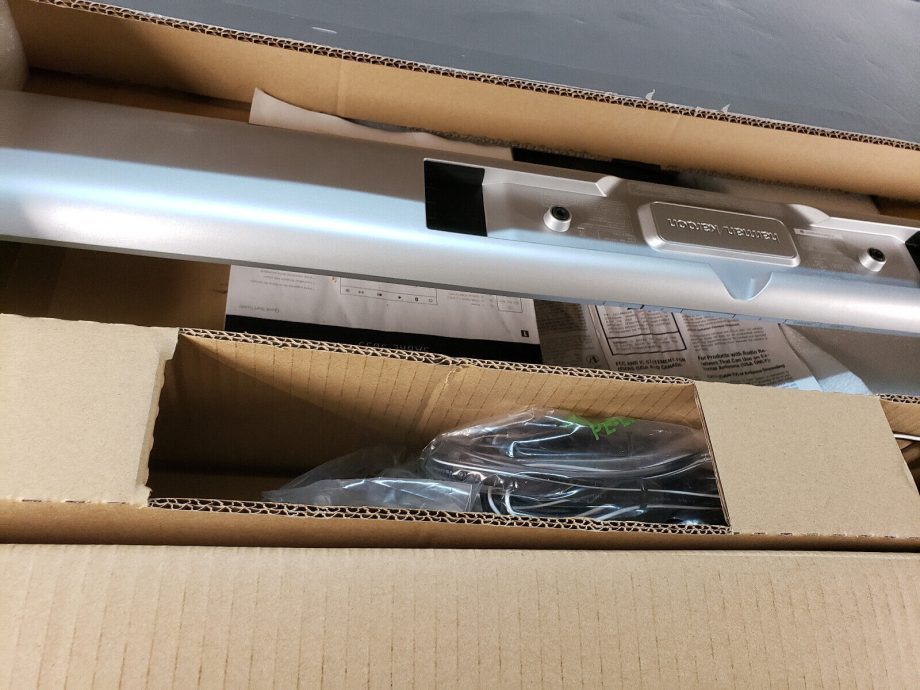 image of HarmanKardon Sabre SB35CNTR Ultra Slim Soundbar wCompact Subwoofer with box 355442122541 4
