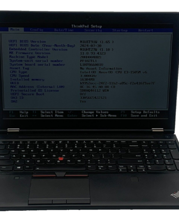 image of Lenovo ThinkPad P51 Xeon E3 16GB 256GB No Battery Win 11 Pro 356389966551