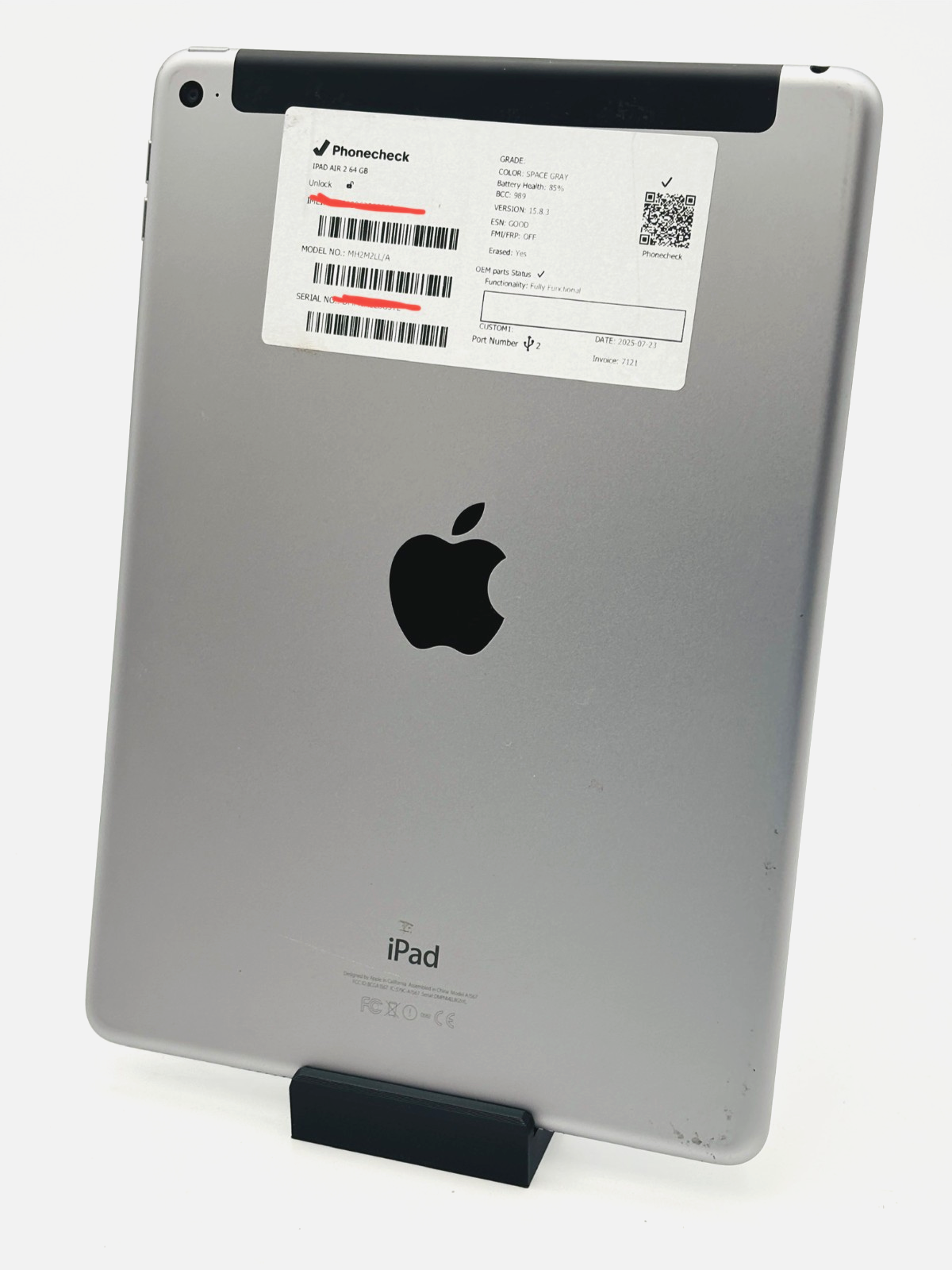 Apple iPad Air 2 A1567 64 GB, Wi-Fi + Cellular, 9.7 in - Space Gray 4 Apple iPad Air 2 A1567 64 GB, Wi-Fi + Cellular, 9.7 in - Space Gray