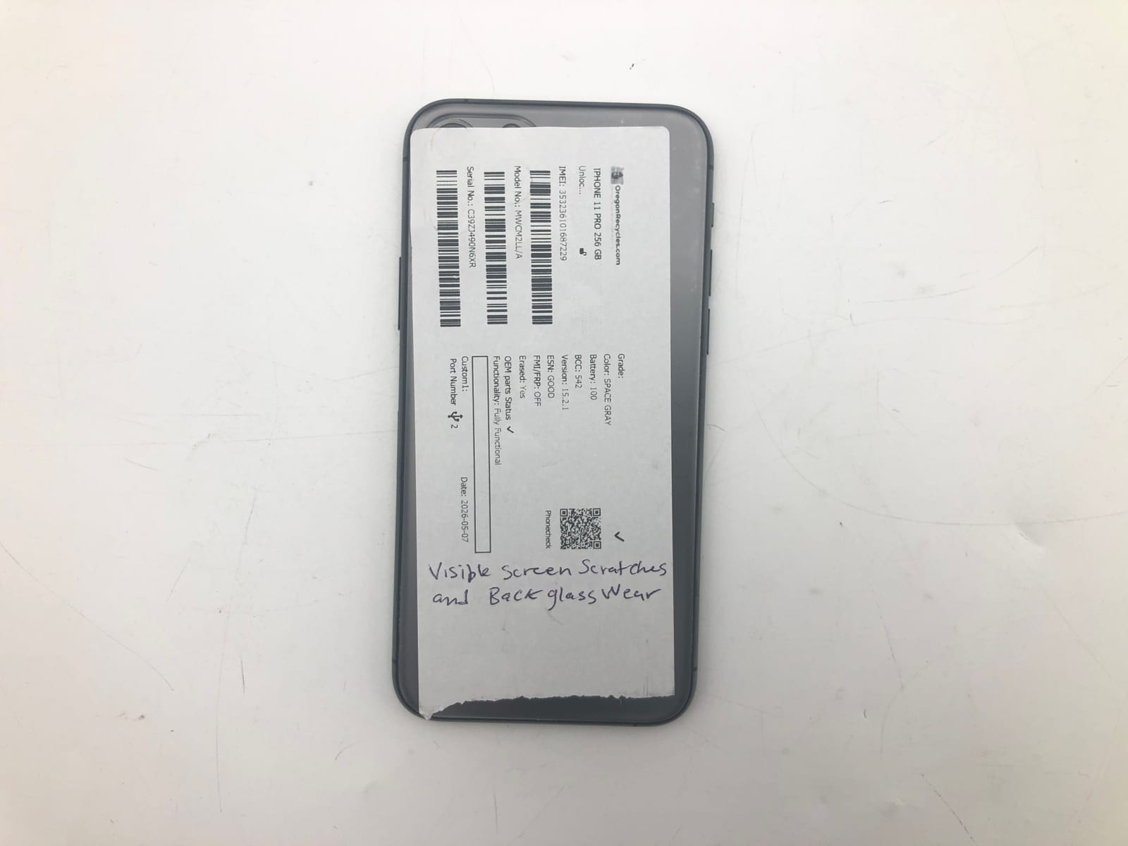 Apple iPhone 11 Pro 256GB Space Gray Unlocked MWCM2LL/A iOS Smartphone Tested 6 Apple iPhone 11 Pro 256GB Space Gray Unlocked MWCM2LL/A iOS Smartphone Tested