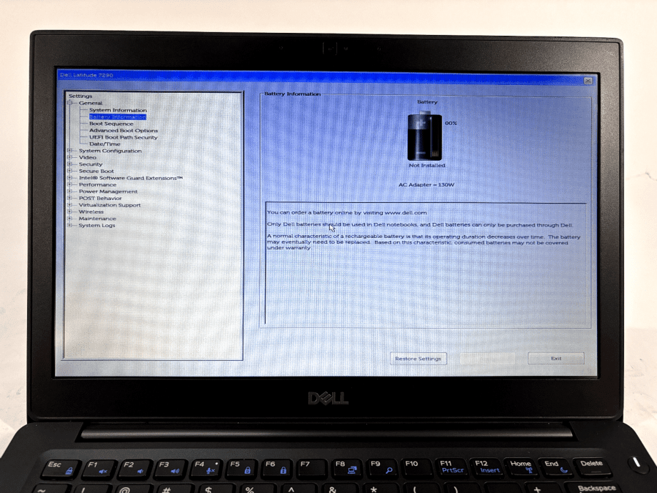 image of Dell Latitude 7290 i7 8650U 16GB 256GB SSD Windows11 Pro No Battery Used Good 375444499371 3