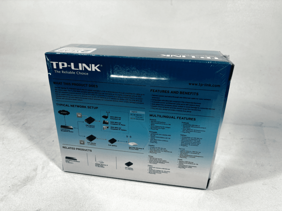 image of LOT of 8 TP Limk PoE Injector Model TL POE15Oun Ver30 NEW 355899160071 2