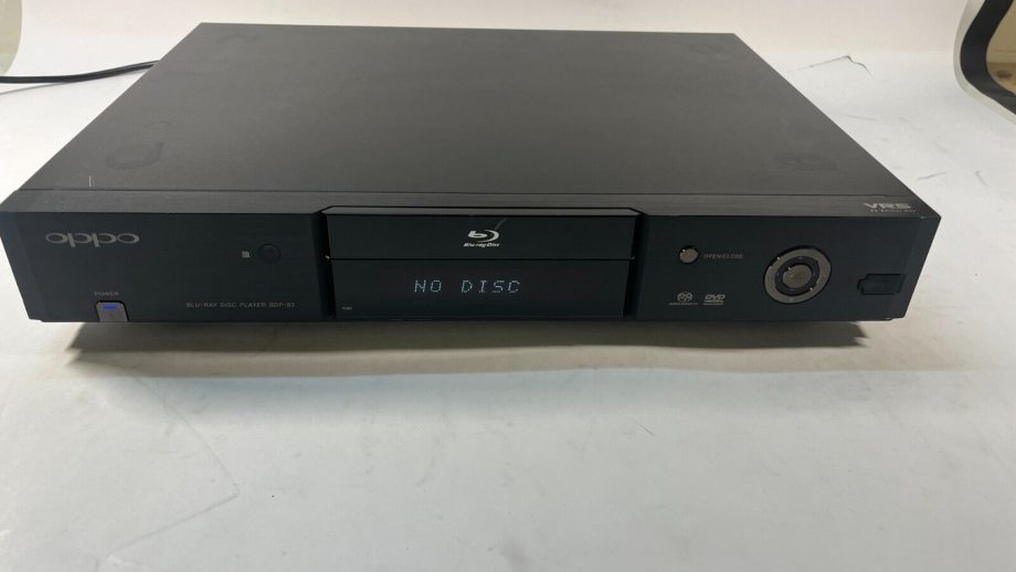 image of Oppo BDP 83 Blue Ray DVD Player Tested 355711620271
