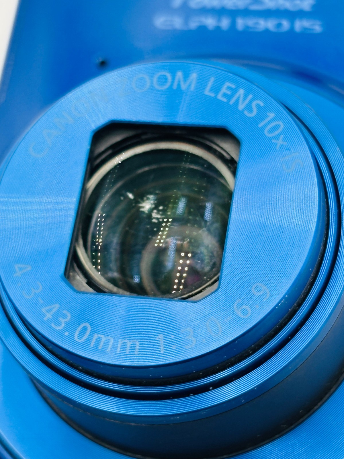 Canon PowerShot ELPH 190 IS Blue - For Parts *READ* 7 Canon PowerShot ELPH 190 IS Blue - For Parts *READ*