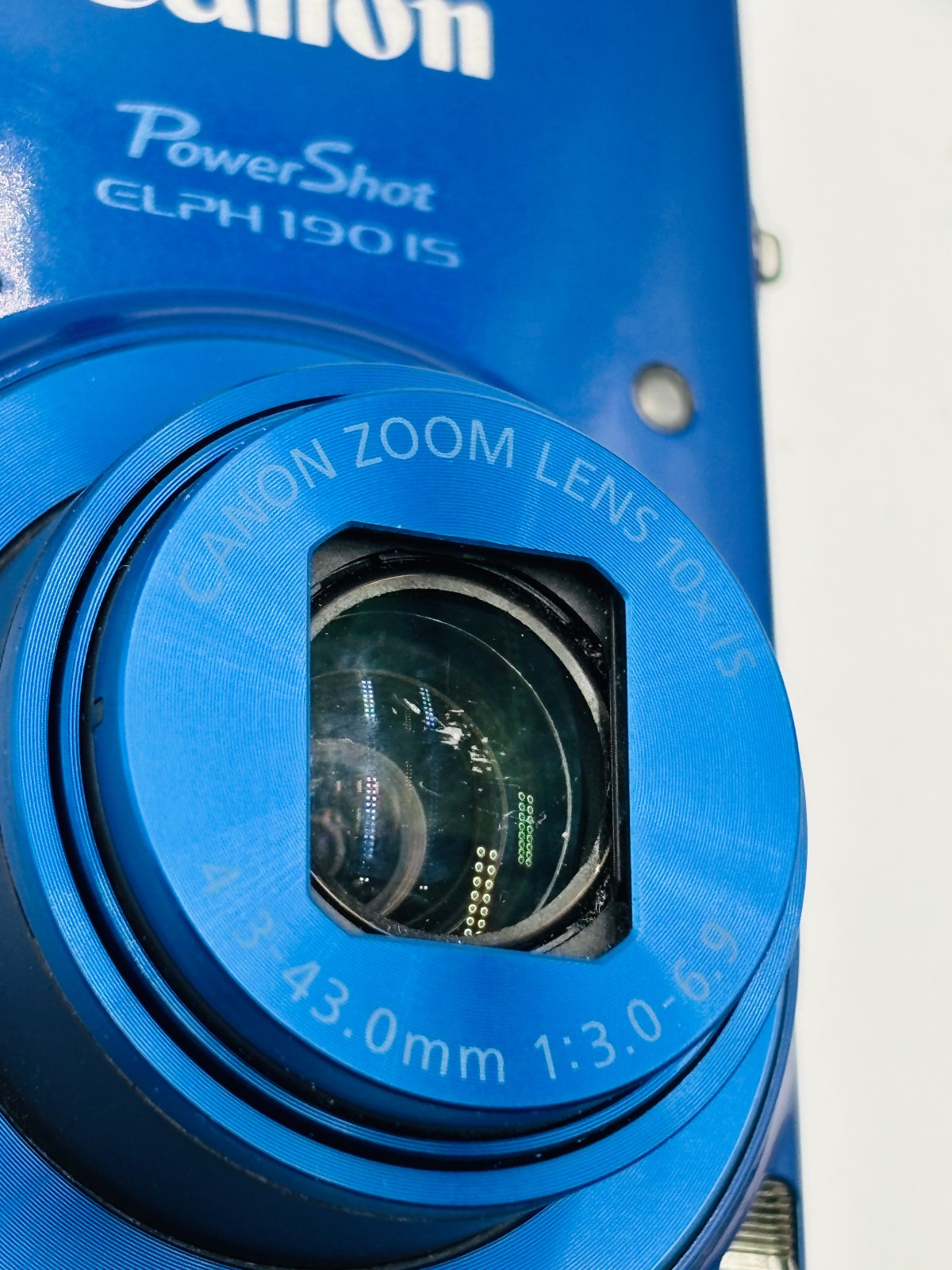 Canon PowerShot ELPH 190 IS Blue - For Parts *READ* 8 Canon PowerShot ELPH 190 IS Blue - For Parts *READ*