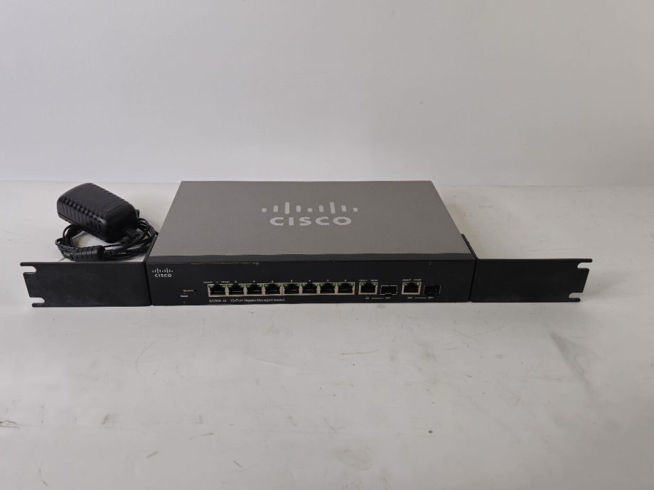 image of Cisco SG300 10 10 Port Gigabit Managed Switch SRW2008 K9 V02 2 SFP Slots 375442609381