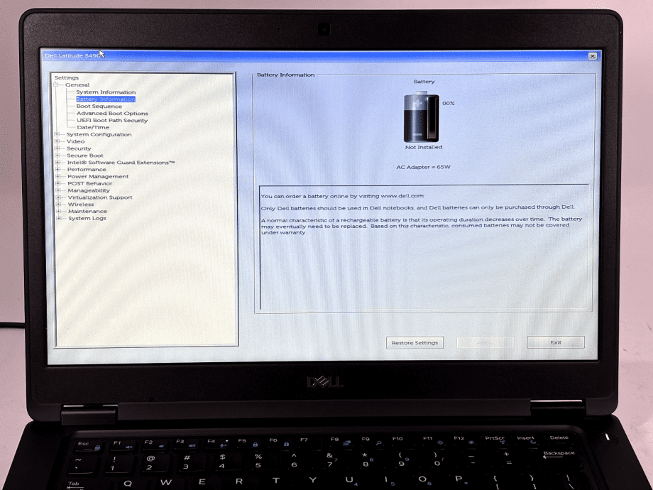 image of Dell Latitude 5490 i5 7300U 16GB 256GB SSD Windows10 Prono battery Used Good 355701703981 4