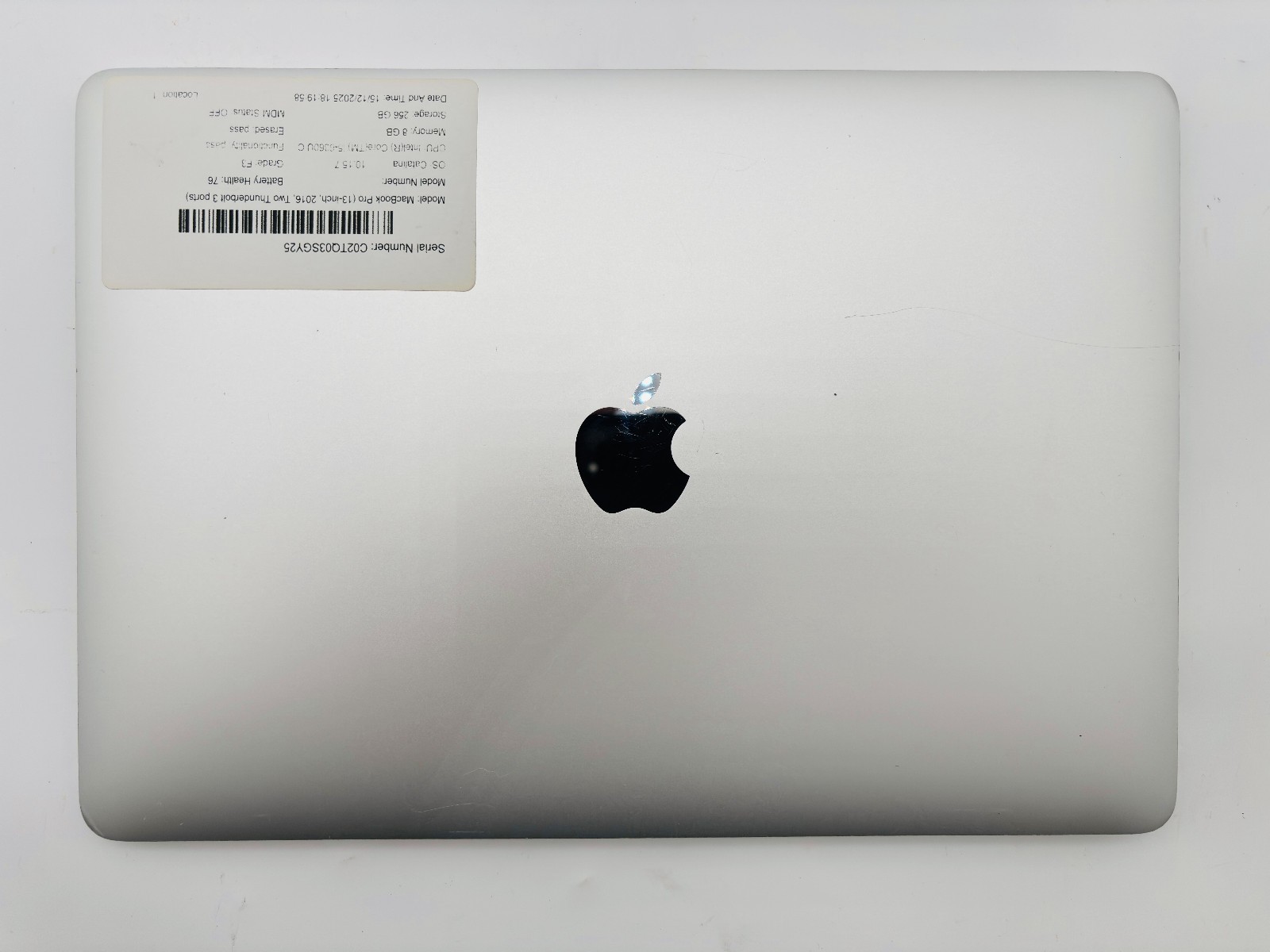 MacBook Pro 13 2016 - i5 6360U- 8GB 256GB SSD macOS Catalina - Silver 4 MacBook Pro 13 2016 - i5 6360U- 8GB 256GB SSD macOS Catalina - Silver