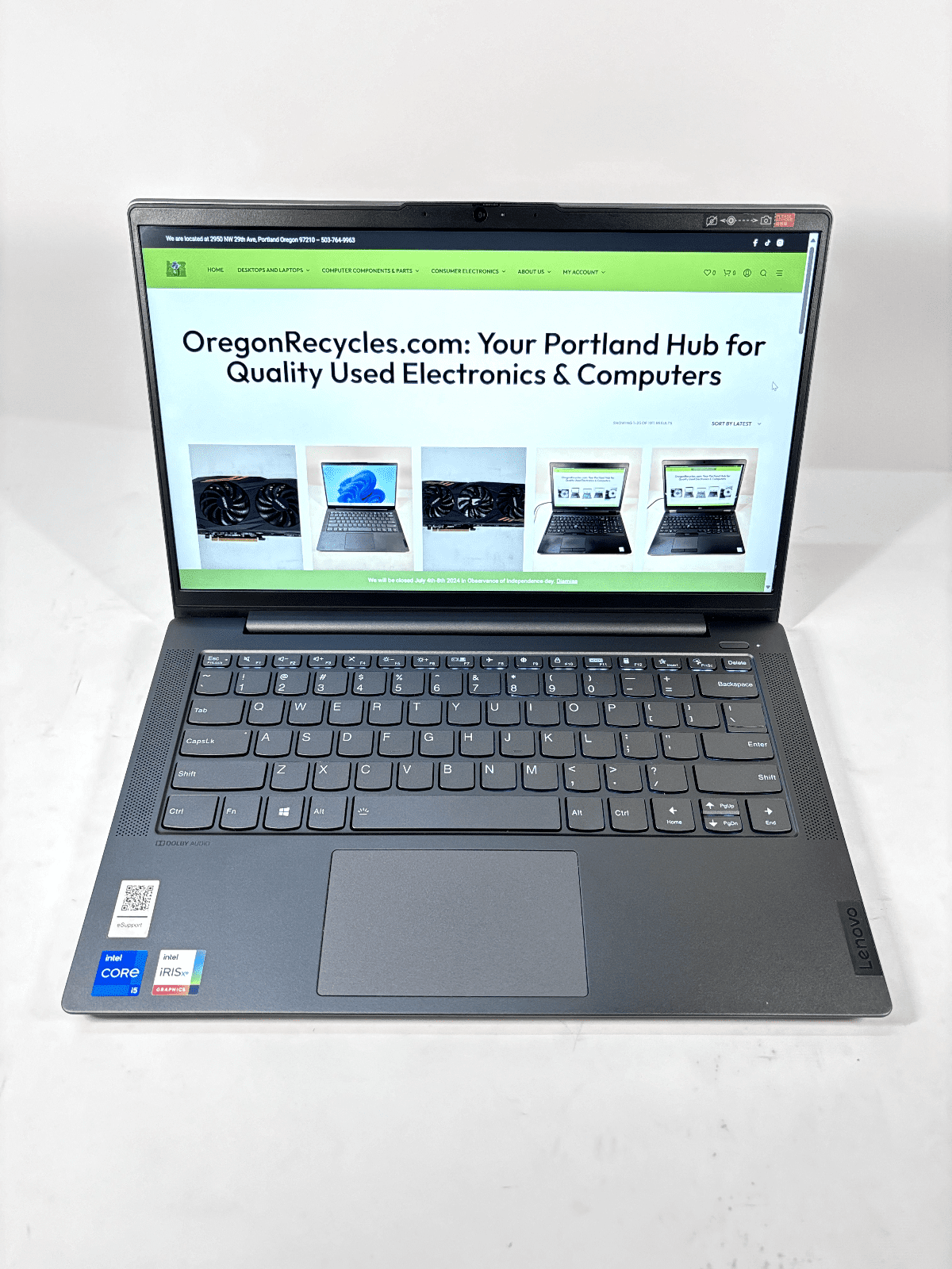 Lenovo IdeaPad 5 14inch i5 1135G7 16GB 512GB SSD Windows 11 Home - Used  Good - OregonRecycles.com