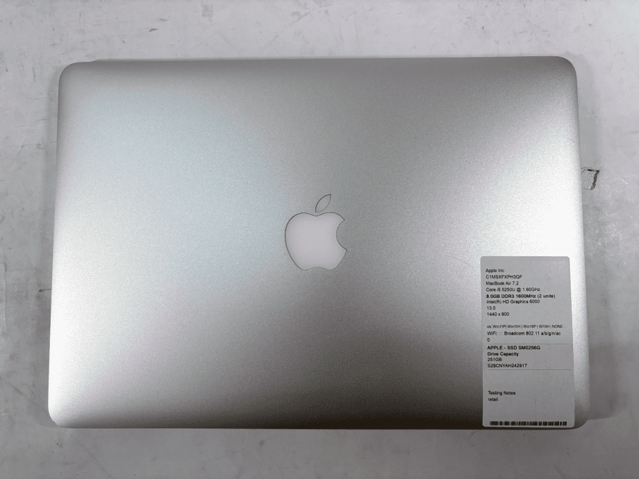 image of MacBook Air 13 Early 2015 i5 5250U 8GB 256GB SSD macOS Catalina Used Good 355734980391 6