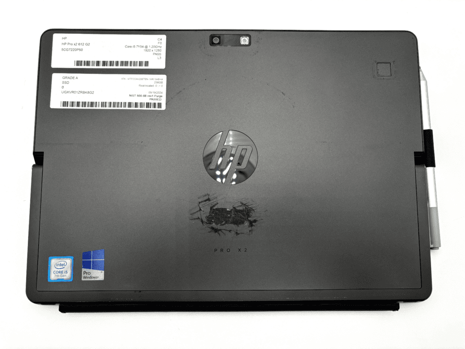 image of HP Pro x2 612 G2 Touch i5 7Y54120GHz 4GB 256GB SSD Windows10 Pro used good 375667723802 4