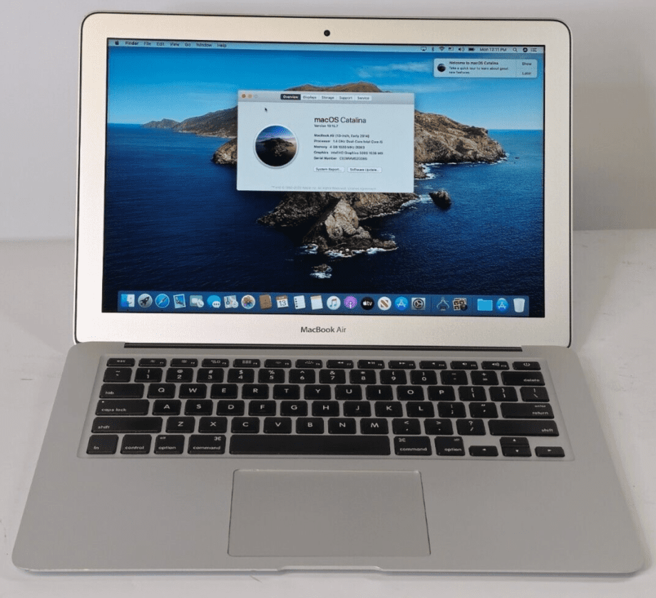 image of Apple 2014 MacBook Air A1466 i5 140GHz 4GB RAM 128GB SSD macOS 10 355711698812
