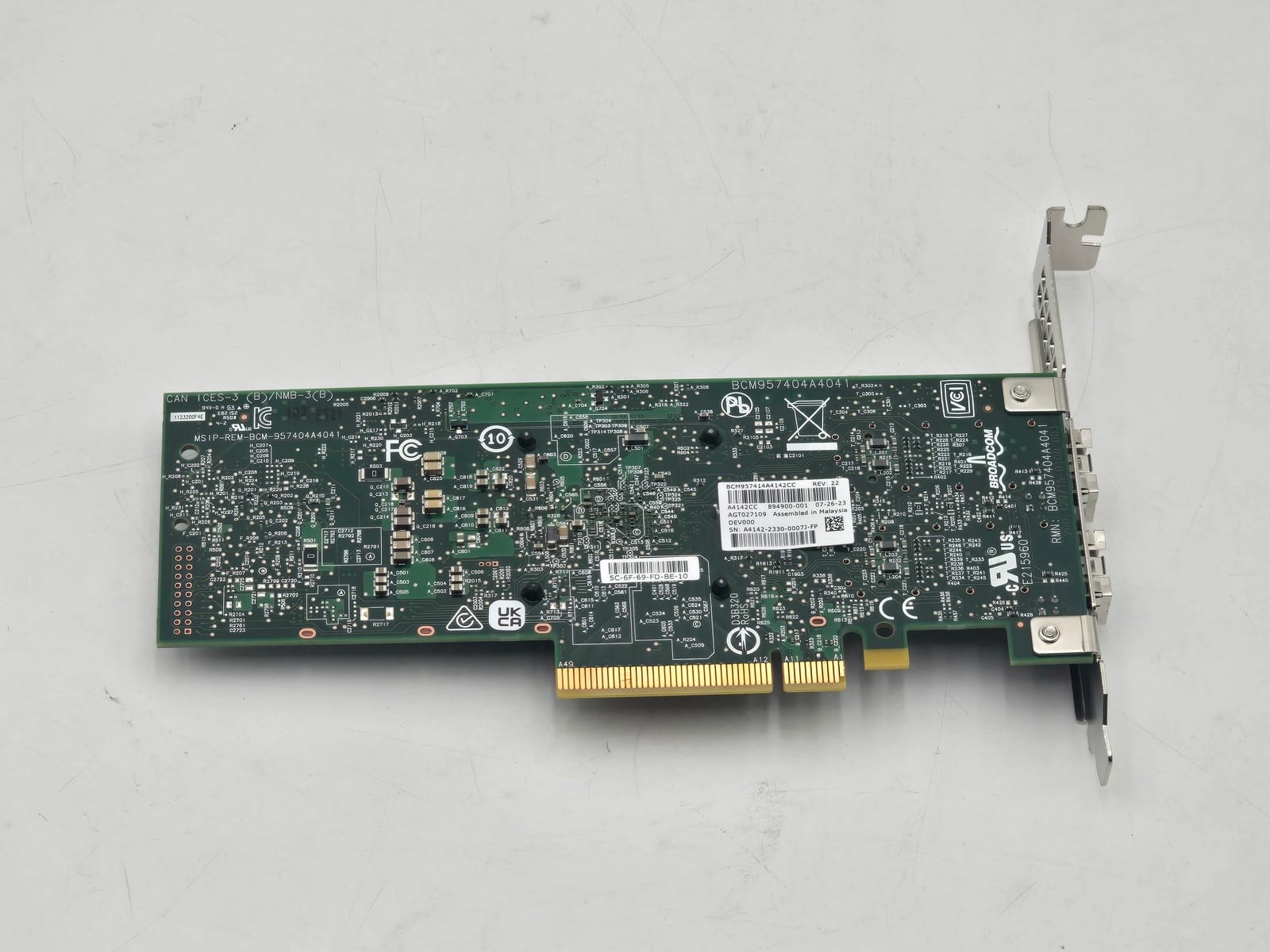 Broadcom Limited BCM957414A4142CC 2x 25 GbE SFP28 PCIe 3.0 x8 Network Adapter 4 Broadcom Limited BCM957414A4142CC 2x 25 GbE SFP28 PCIe 3.0 x8 Network Adapter