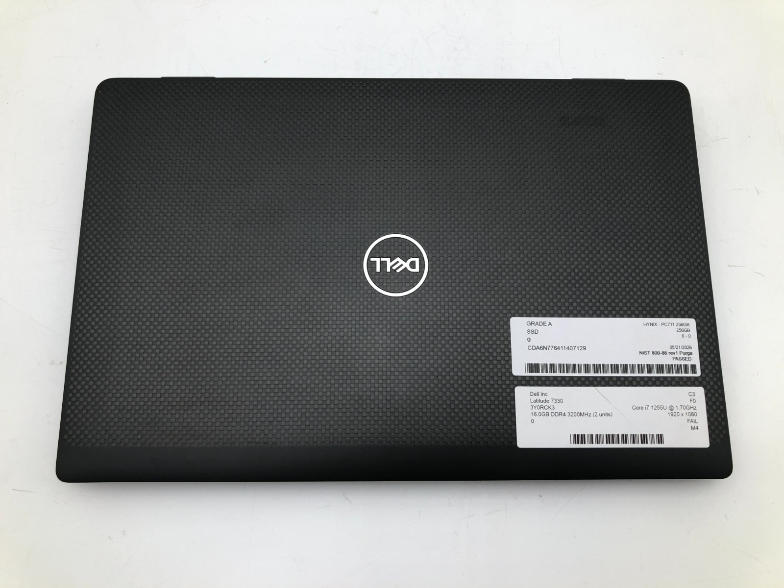 Dell Latitude 7330 Core i7-1255U 16GB RAM 256GB NVMe 13.3" Win 11 Pro No Battery 5 Dell Latitude 7330 Core i7-1255U 16GB RAM 256GB NVMe 13.3" Win 11 Pro No Battery
