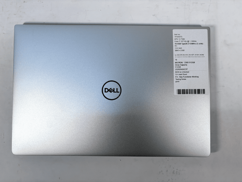 image of Dell XPS 13 7390 Touch UHD i7 10710U 16GB 512GB Windows11 Pro Used Good 375510867822 5