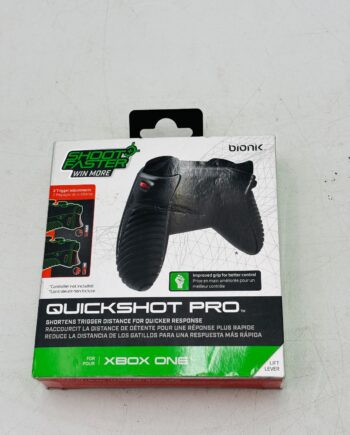 Bionik Quickshot Pro Rubber Grip Dual Trigger Lock for Xbox One - BNK‑9 NEW