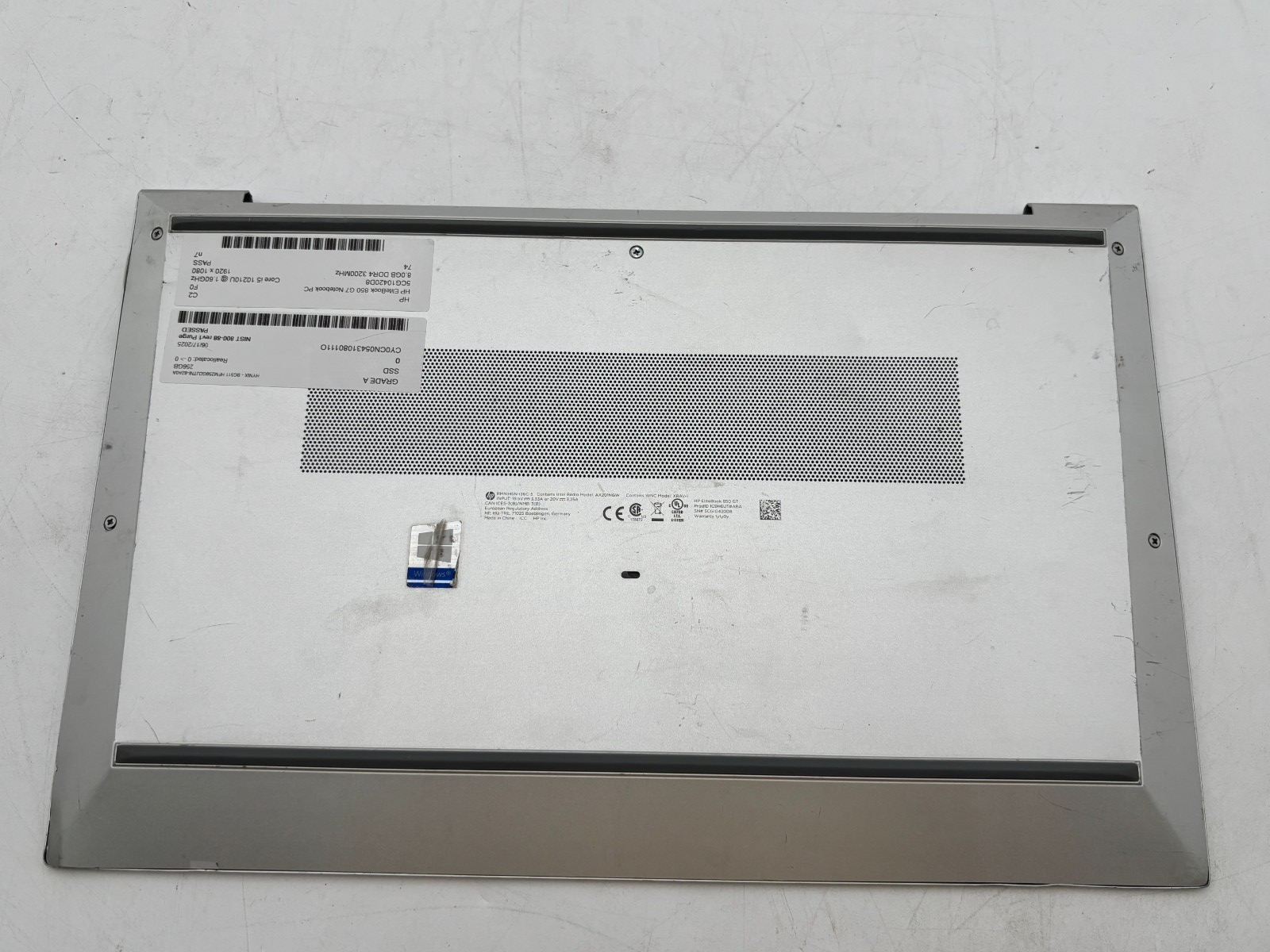 HP EliteBook 850 G7 Base Only | Keyboard & Internals | No Screen | C1 F3 | Parts 3 HP EliteBook 850 G7 Base Only | Keyboard & Internals | No Screen | C1 F3 | Parts