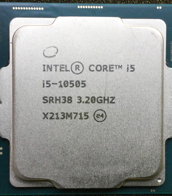 Intel i5-10505 3.2GHz (4.6GHz TURBO) LGA 1200 Processor (SRH38)