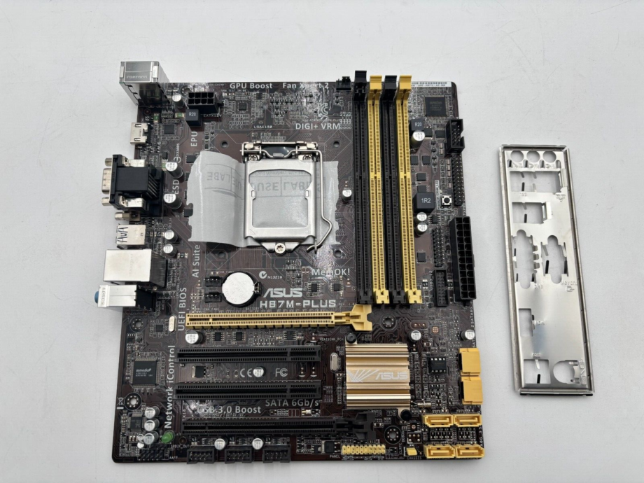 ASUS H87M-PLUS/CSM Micro ATX LGA 1150 Motherboard - IO Shield Included