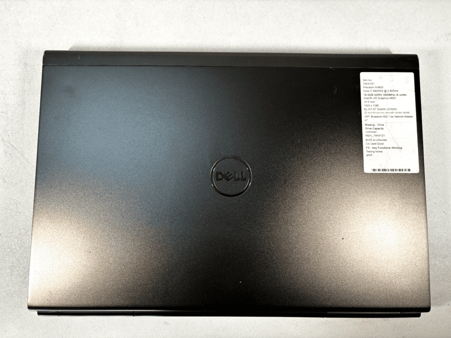 image of Dell Precision M4800 i7 4900MQ 16GB NO HDDOSBatt Ready to Build 355995707842 6