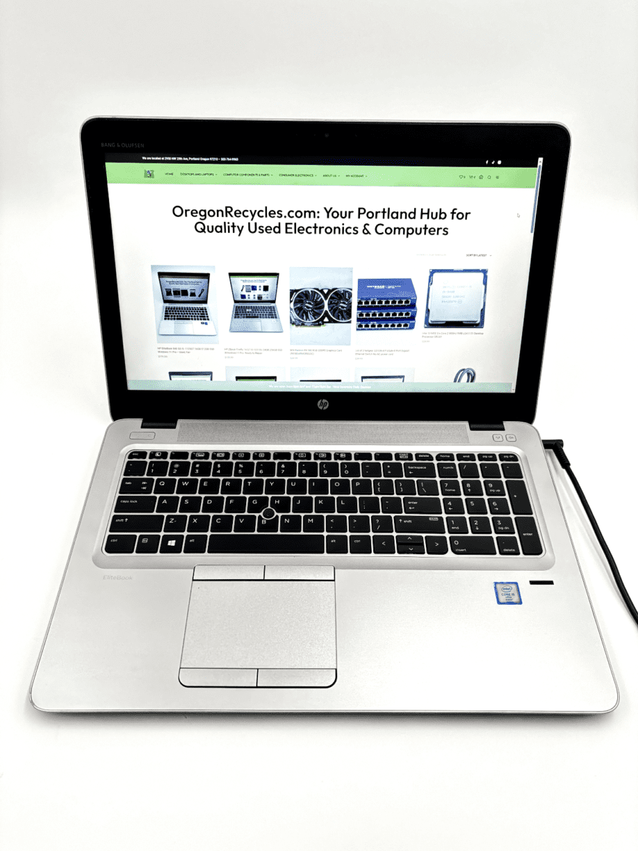 image of HP EliteBook 850 G3 i5 6300U 16GB 256GB SSD Windows 10 Pro No Battery 375643644842