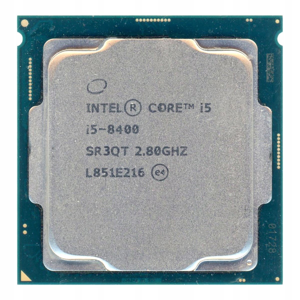 Intel i5-8400 2.8GHz (4.0GHz TURBO) LGA 1151 Processor (SR3QT) 2 1 Intel i5-8400 2.8GHz (4.0GHz TURBO) LGA 1151 Processor (SR3QT) 2