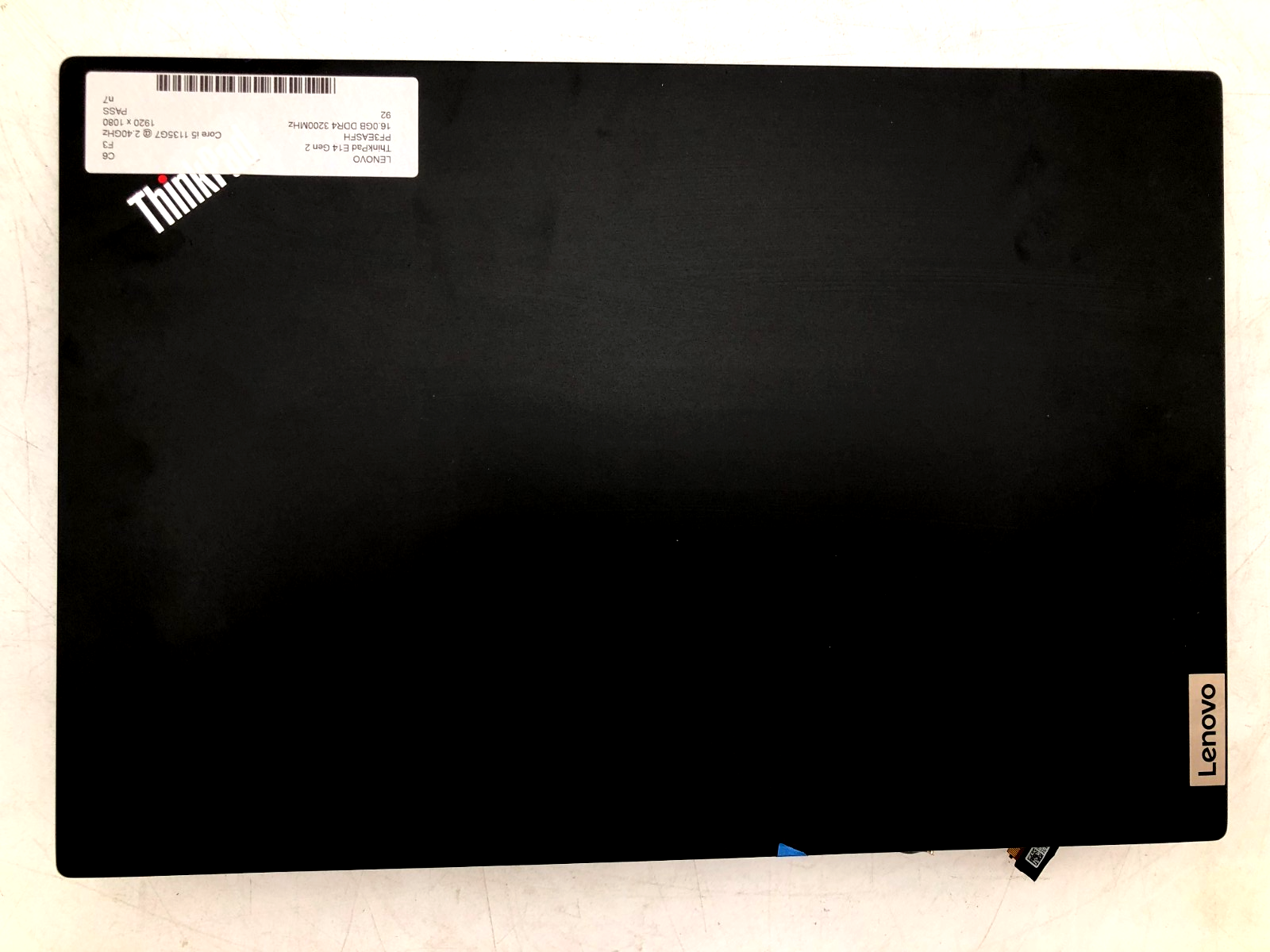 Lenovo ThinkPad E14 Gen 2 14" Full Lid + Display Assembly (5CB0S95405 / 02DL762) 3 Lenovo ThinkPad E14 Gen 2 14" Full Lid + Display Assembly (5CB0S95405 / 02DL762)