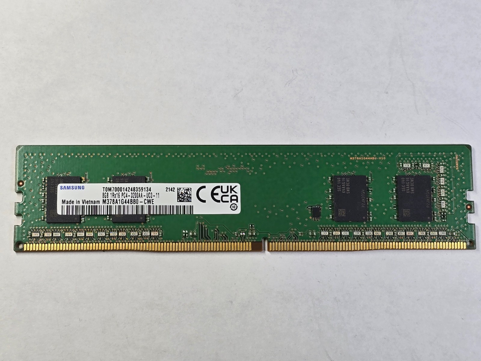 Samsung M378A1G44AB0CWE 8GB DDR4‑3200MHz UDIMM PC4‑25600 Desktop RAM Module 1 Samsung M378A1G44AB0CWE 8GB DDR4‑3200MHz UDIMM PC4‑25600 Desktop RAM Module