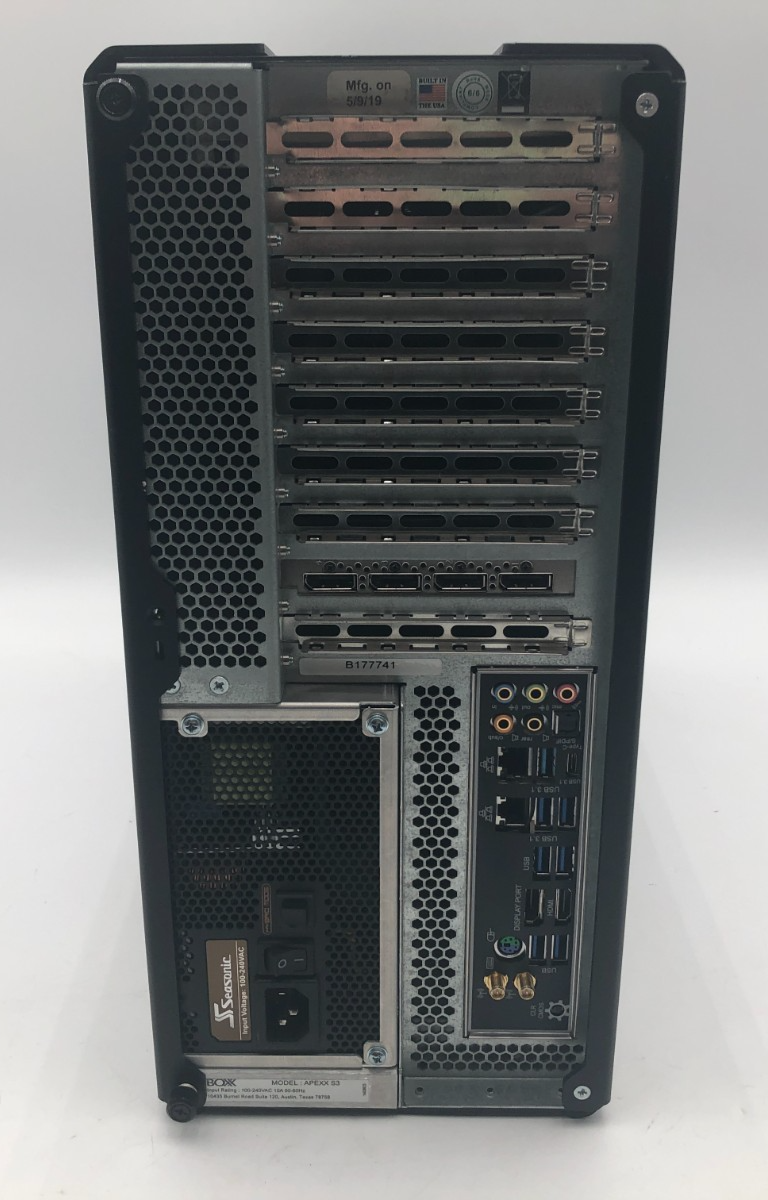 BOXX APEXX S3.04 i7-9700K 16GB 512GB NVMe Quadro P2000 Win 11 Pro 4 BOXX APEXX S3.04 i7-9700K 16GB 512GB NVMe Quadro P2000 Win 11 Pro