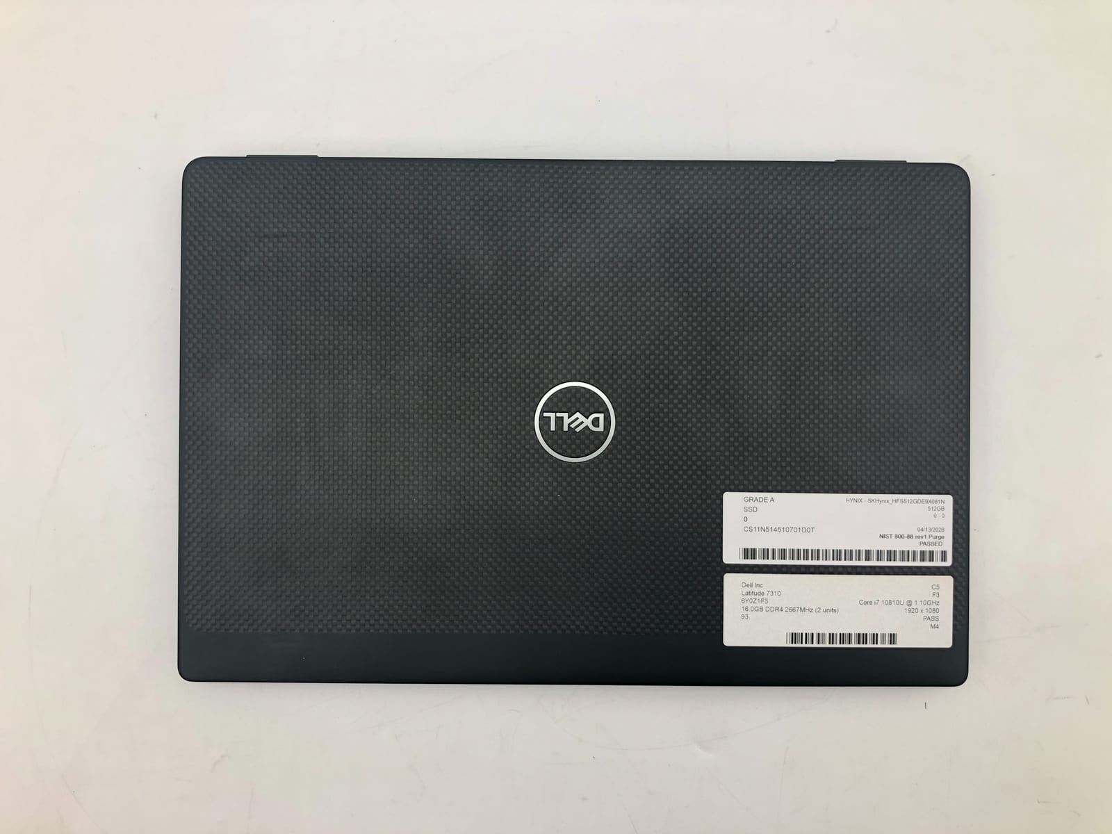 Dell | Latitude 7310 | i7-10810U | 16GB | 512GB NVMe | Win 11 Pro | 93% Battery 6 Dell | Latitude 7310 | i7-10810U | 16GB | 512GB NVMe | Win 11 Pro | 93% Battery