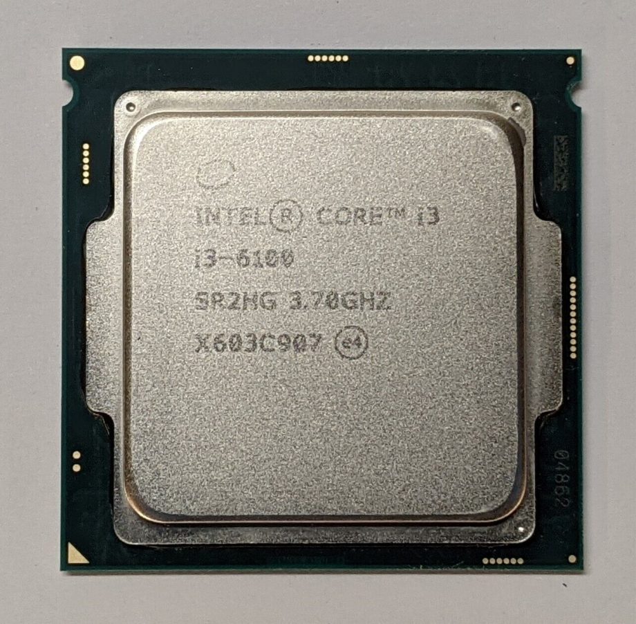 image of Intel Core i3 6100 370GHz Socket LGA1151 Desktop CPU SR2HG 354781050852