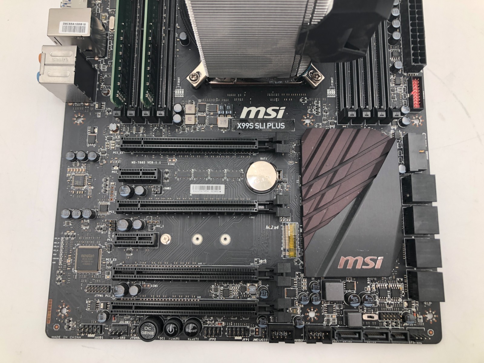 MSI MS-7885 Motherboard Intel Core i7-5930K 3.50GHz 16GB RAM Combo w/ Cooler 3 MSI MS-7885 Motherboard Intel Core i7-5930K 3.50GHz 16GB RAM Combo w/ Cooler