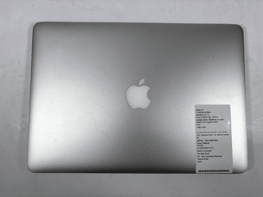 image of MacBook Air 13 Early 2015 i5 5250U 8GB 256GB SSD macOS Catalina no battery 355683306752 6