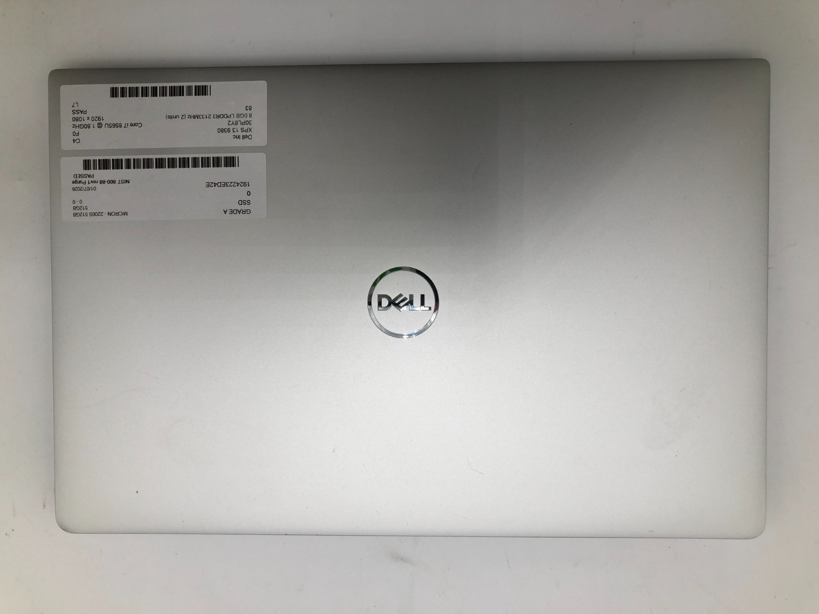 Dell XPS 13 9380 i7-8565U 8GB 512GB SSD 13.3" FHD Win 11 Pro 4 Dell XPS 13 9380 i7-8565U 8GB 512GB SSD 13.3" FHD Win 11 Pro