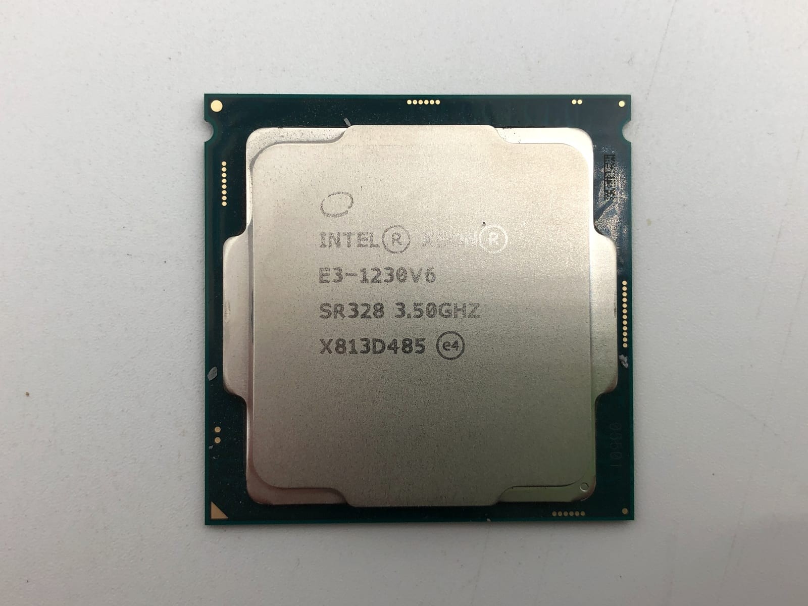 Intel Xeon E3-1230 v6 3.5GHz (3.9GHz TURBO) LGA 1151 Processor (SR328) 1 Intel Xeon E3-1230 v6 3.5GHz (3.9GHz TURBO) LGA 1151 Processor (SR328)