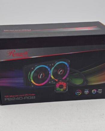 Rosewill PB240‑RGB 240 mm AIO Liquid CPU Cooler — Used (Powers On Tested)
