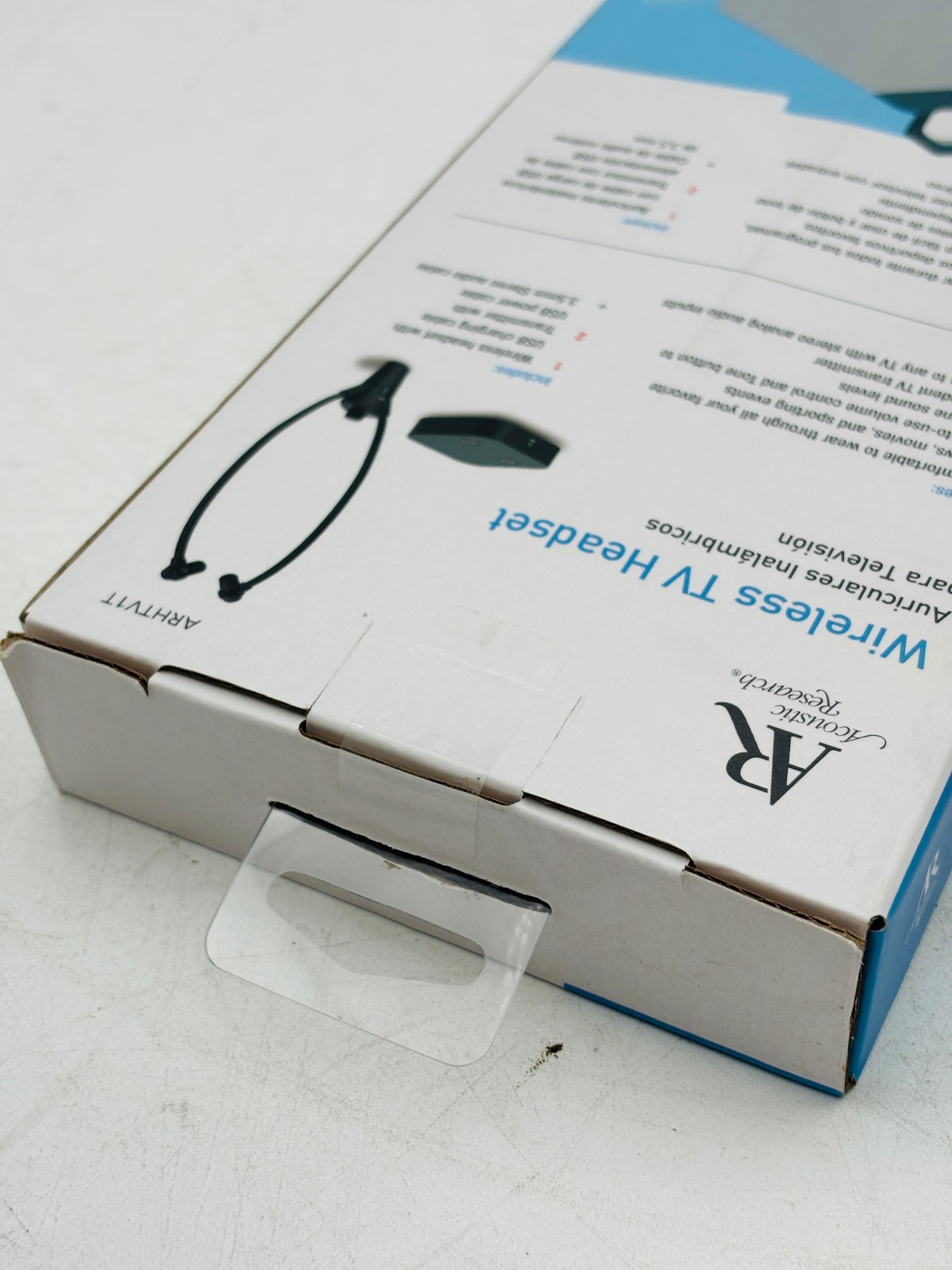 Acoustic Research MySound Wireless TV Headset ARHTV1T – New 4 Acoustic Research MySound Wireless TV Headset ARHTV1T – New