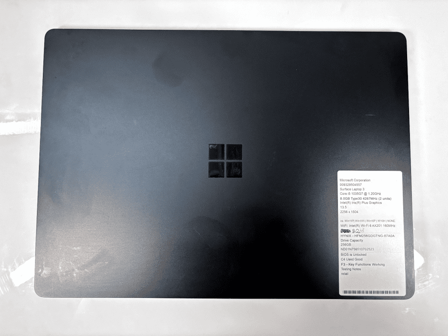 image of Surface Laptop 3 1868 Touch i5 1035G7 8GB 256GB SSD WIN11P Used Good 375460624292 5