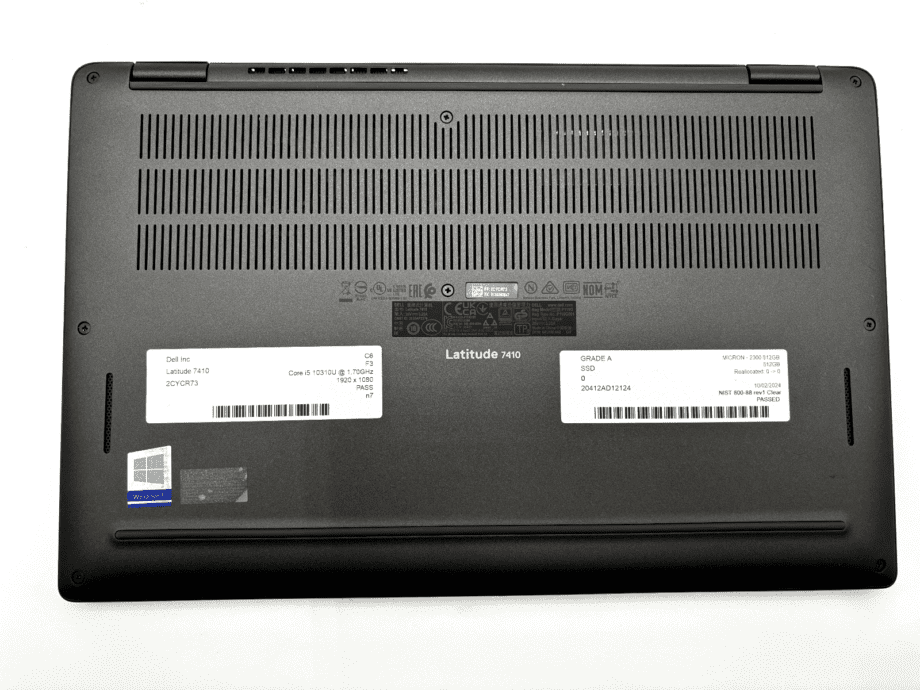 image of Dell Latitude 7410 Intel Core i5 10310U170GHz 16GB 512GB SSD Windows 11 Pro 375689566803 4