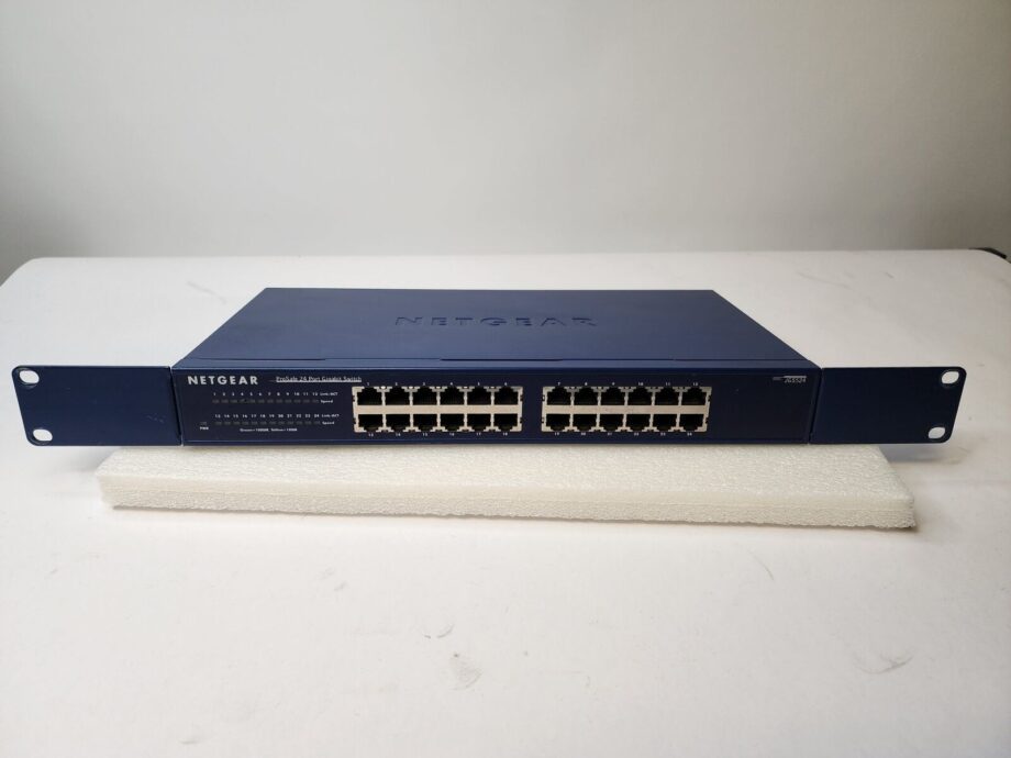 image of Netgear ProSafe JGS524 V2 24 Port Gigabit Unmanaged Network Switch W Rack Ears 355152935903