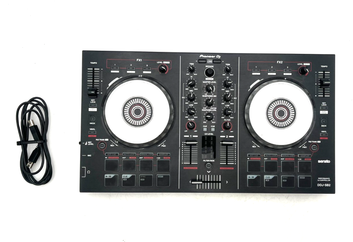 Pioneer DDJ-SB2 USB 2-Channel Serato Performance DJ Mixing Controller System 1 Pioneer DDJ-SB2 USB 2-Channel Serato Performance DJ Mixing Controller System
