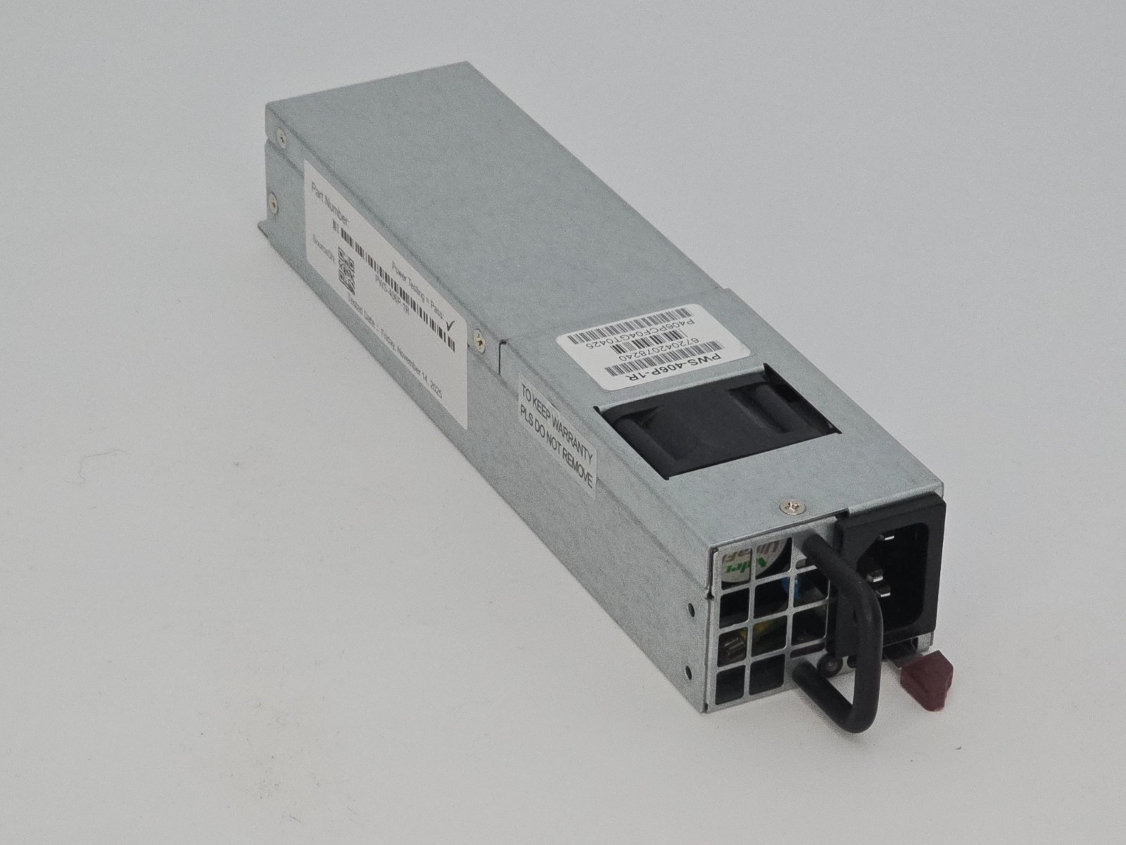 SuperMicro PWS-406P-1R 80 Plus Gold 400W Power Supply Tested Working 5 SuperMicro PWS-406P-1R 80 Plus Gold 400W Power Supply Tested Working