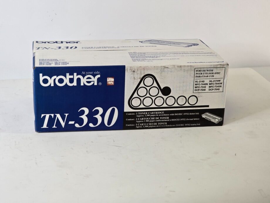 image of Brother TN 330 TN330 Black Toner Cartridge HL 2140 Genuine New Sealed Box OEM 355883832813