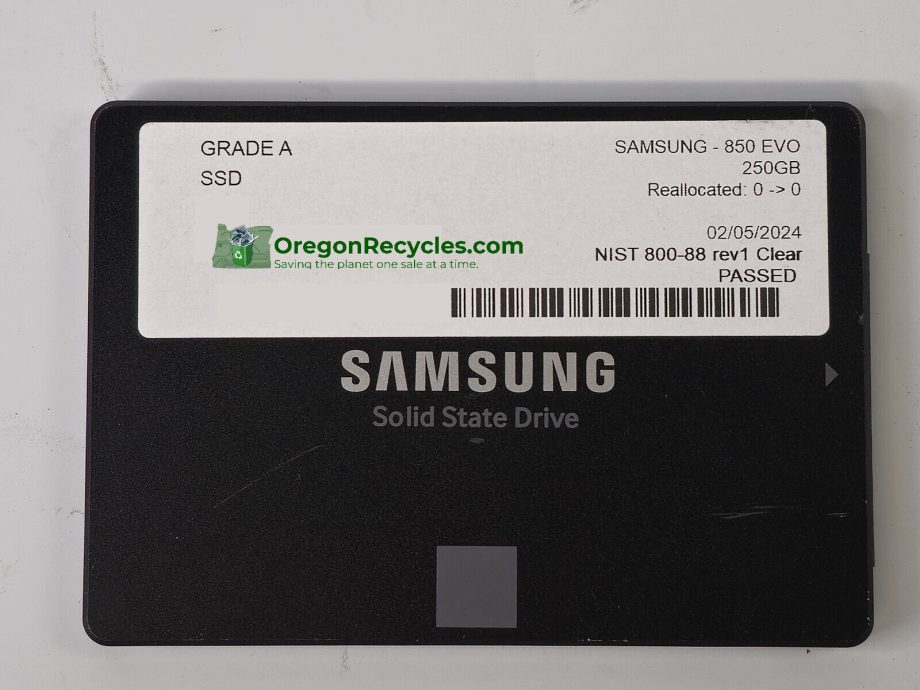 image of SAMSUNG 250Gb 850 EVO 25 SSD Solid State Drive SATA III MZ 75E250 355731639513
