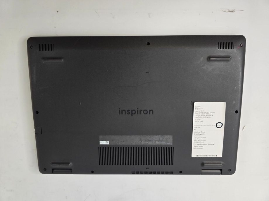 image of DELL INSPIRON 3501 14 FHD Touch i5 1035G1 CPU 16GB RAM No SSD 355704476823 3
