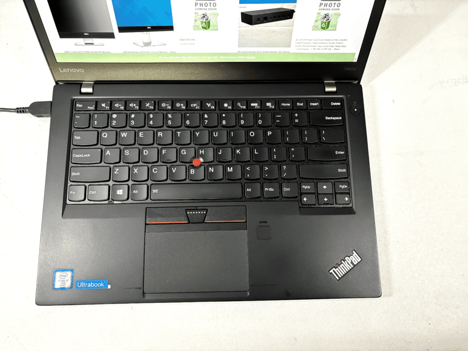 image of Lenovo ThinkPad T460s i7 600U 12GB 256GB SSD Windows10 Pro No Battery 375616453723 2