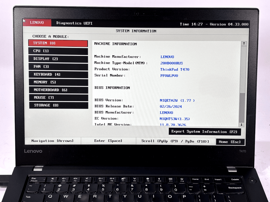 image of Lenovo ThinkPad T470 i5 7300U 16GB 256GB SSD WIN10Pro no battery Used Good 375418715723 4