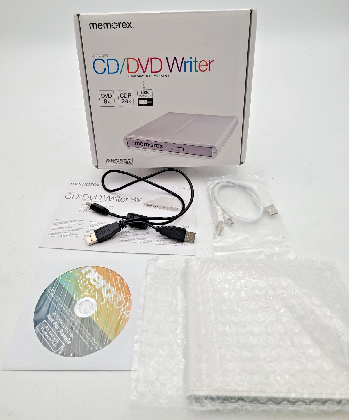 Memorex Slim External CD/DVD Writer 4 Memorex Slim External CD/DVD Writer