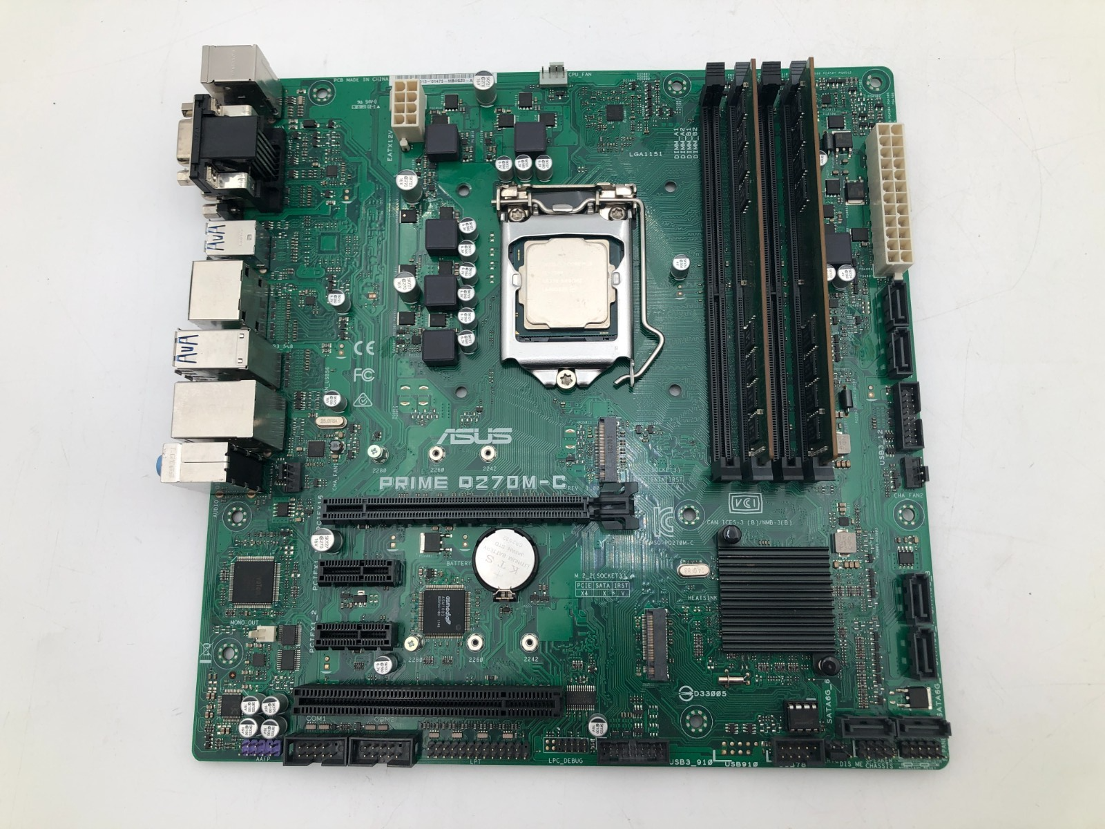 ASUS Q270M-C + i5-7500 + 16GB DDR4 RAM Combo LGA1151 3 ASUS Q270M-C + i5-7500 + 16GB DDR4 RAM Combo LGA1151