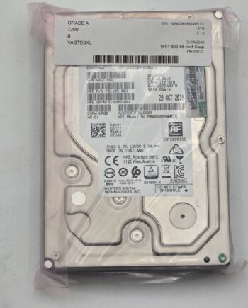 HPE Western Digital MB008000GWRTC 8TB 7.2K SATA 3.5" Enterprise Hard Drive 256MB
